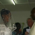 A, C, Dr Wayne Curles and interpreter.