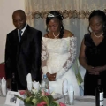  A, C and Marie-Josee at reception
