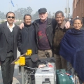 Farewell at the airport
