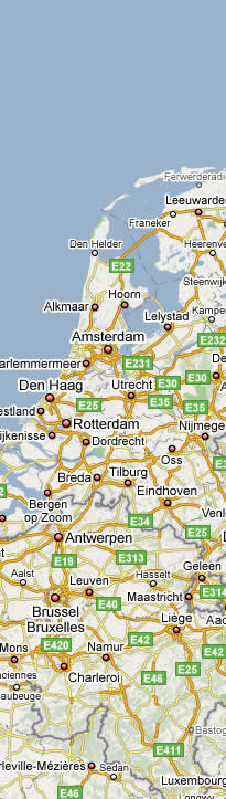 Map of The Netherlands