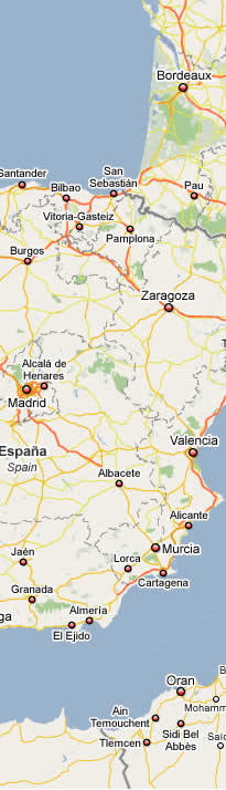 Map of Spain