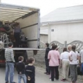 Truck arrival at Casa Bucuriei