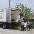Unloading at Casa Matei
